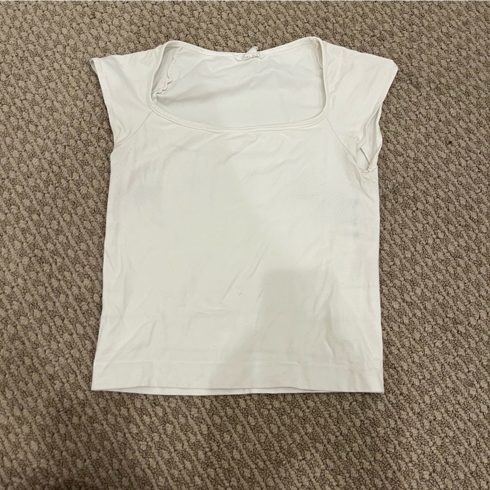 White Sleeveless Top